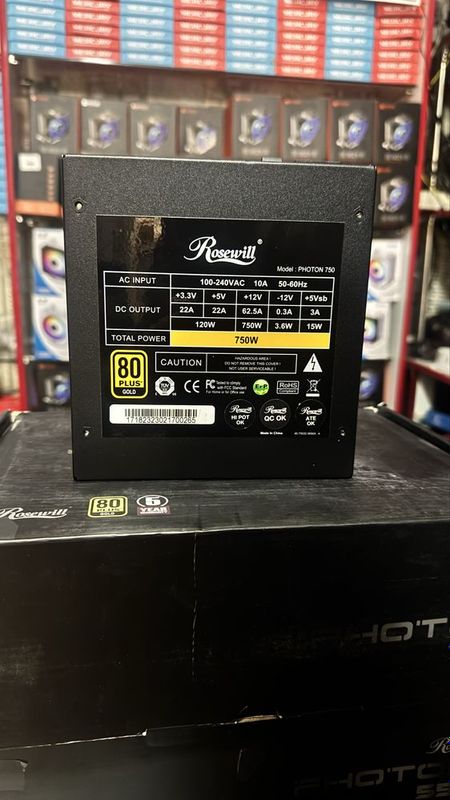 Rosewill 750W modul Gold 80+