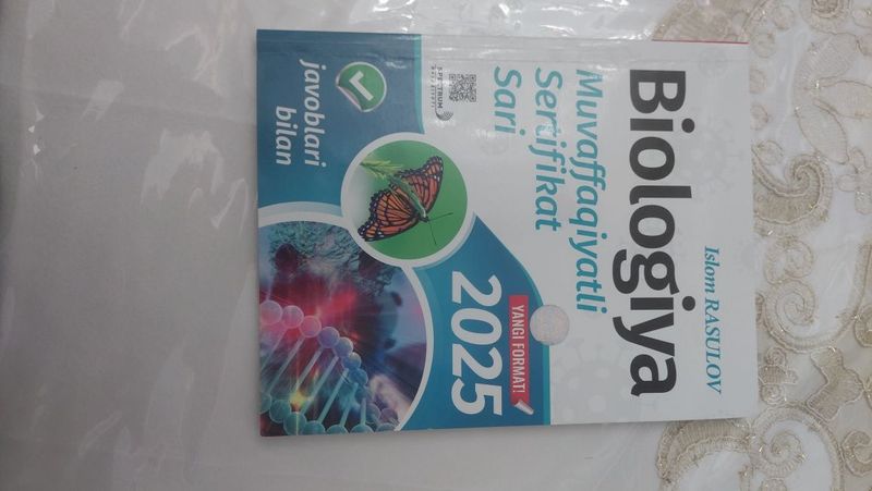Biologiya sertifikat kitob yangi