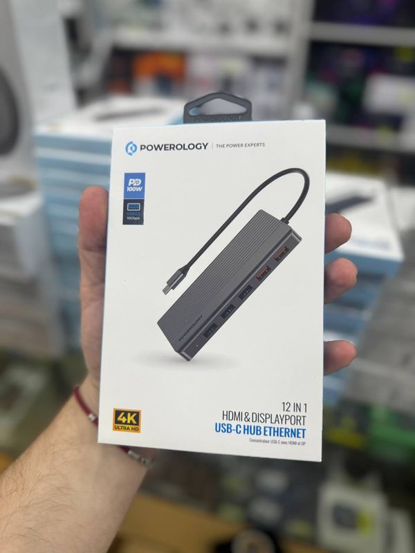 Powerology USB dock station 12 in 1 Powerology USB dock station 12 in 1