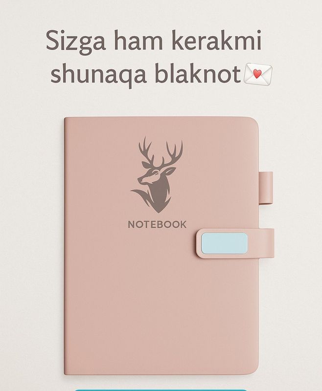 Asl toza varoqli blaknot muqovasi qattiq pushti Asl toza varoqli blaknot muqovasi qattiq pushti