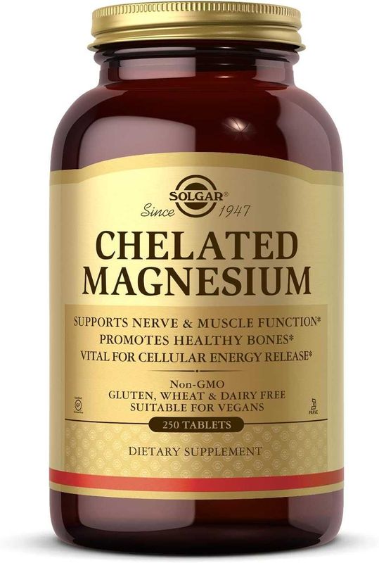 Магний в хелатной форме Solgar Chelated Magnesium, 250 Tablets!