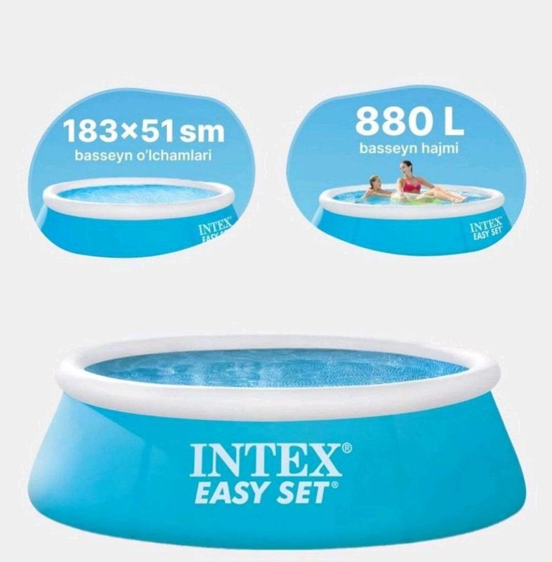 basseyn intex orginali yangi ochilmagan hattoki basseyn intex orginali yangi ochilmagan hattoki
