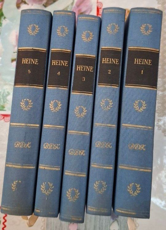 HEINE 5 том произведений на немецком.