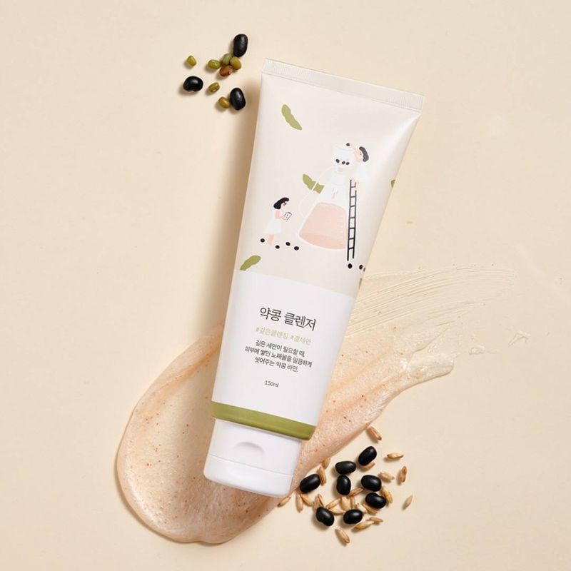 Round Lab Soybean Cleanser. Питательная очищающая пенка. Round Lab Soybean Cleanser. Питательная очищающая пенка.