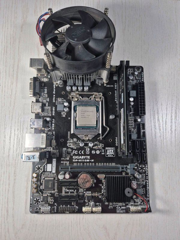 Комплект GA H110M H + G4400 + 4 GB ОЗУ Комплект GA H110M H + G4400 + 4 GB ОЗУ