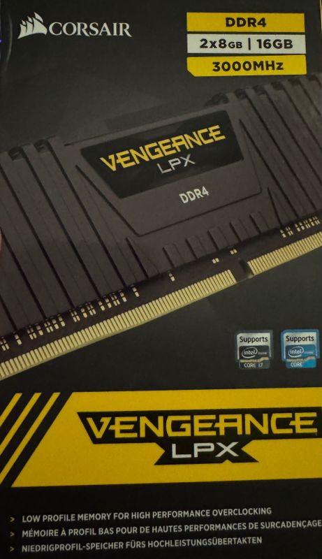 Corsair Vengeance lpx ddr4 16gb 3000