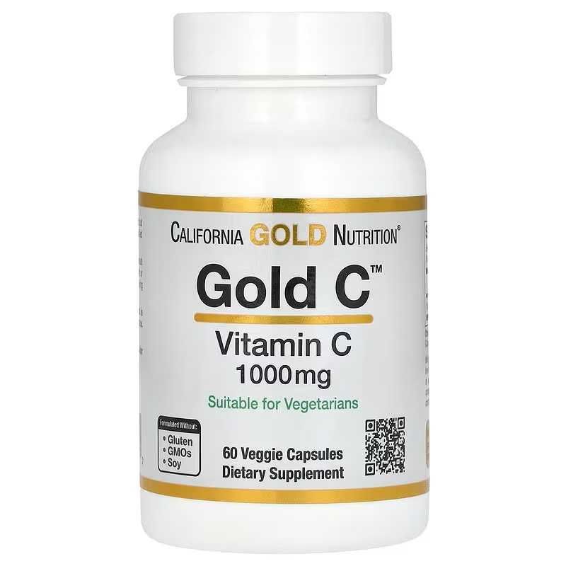 California Gold Nutrition, Витамин C, 1000 мг