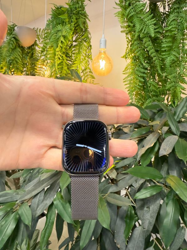 Apple Watch Series 10 46mm Natural Milanese Loop Apple Watch Series 10 46mm Natural Milanese Loop