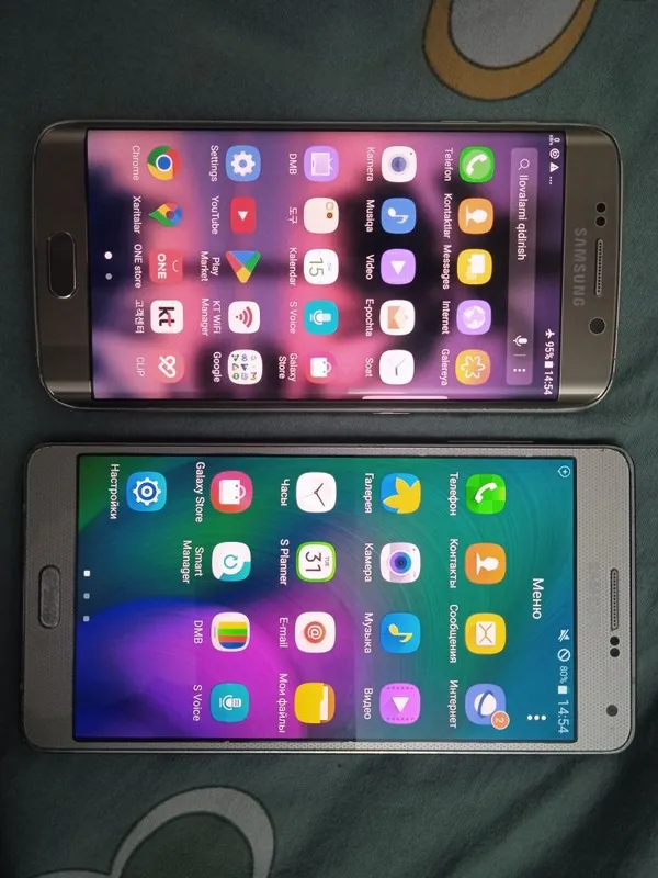 Samsung S6 edge va Samsung A7 telefonlar sotiladi