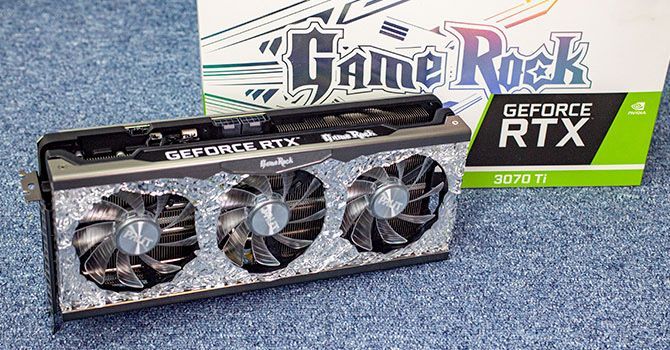 RTX 3070 Ti GameRock от Palit