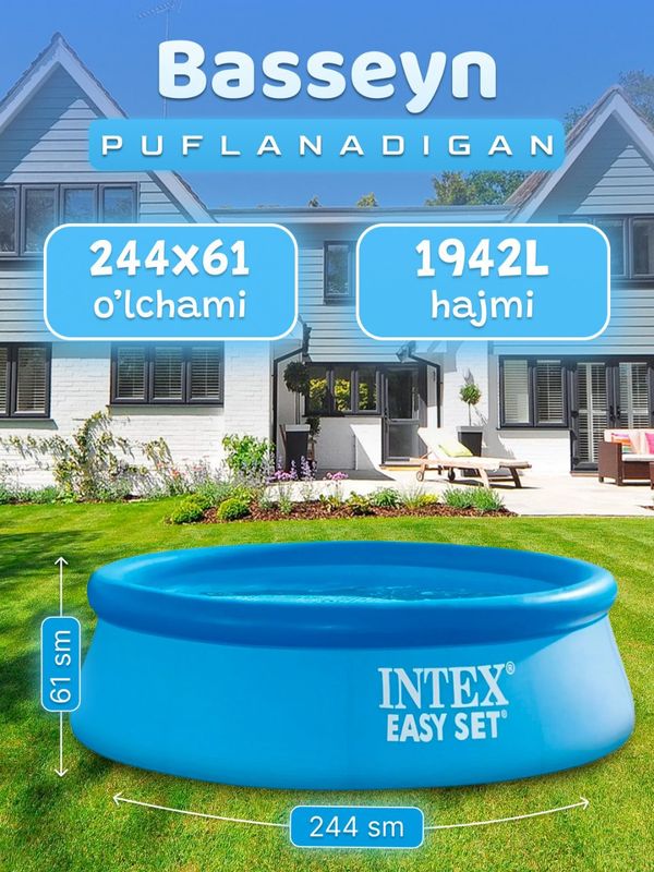 Intex basseyn kattalar va bolalar uchun Intex basseyn kattalar va bolalar uchun