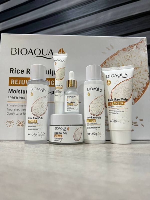 BIOAQUA brendidan kuchli oqartiruvchi guruchli nabor BIOAQUA brendidan kuchli oqartiruvchi guruchli nabor