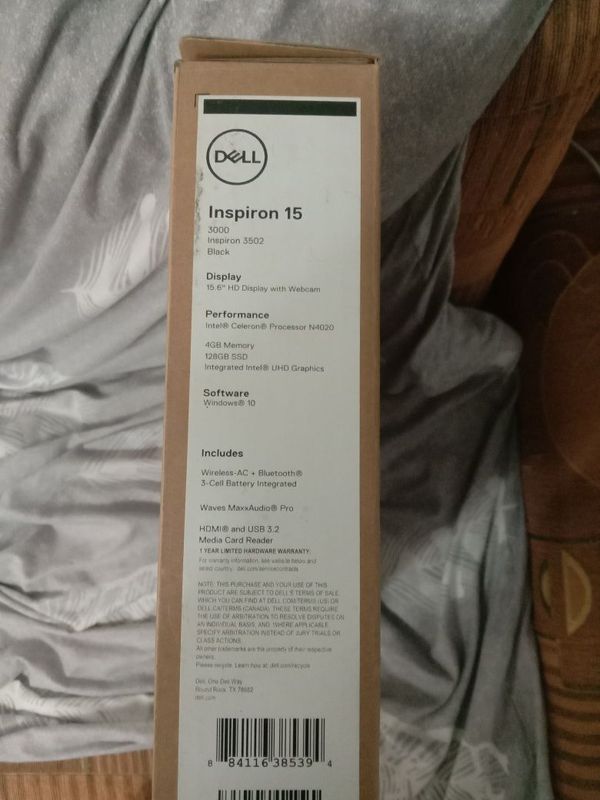 Продается ноутбук dell 15