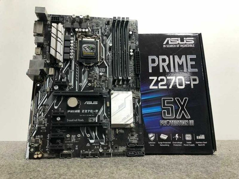 Asus Z270P Prime + Celeron G3930 + DDR4 4GB