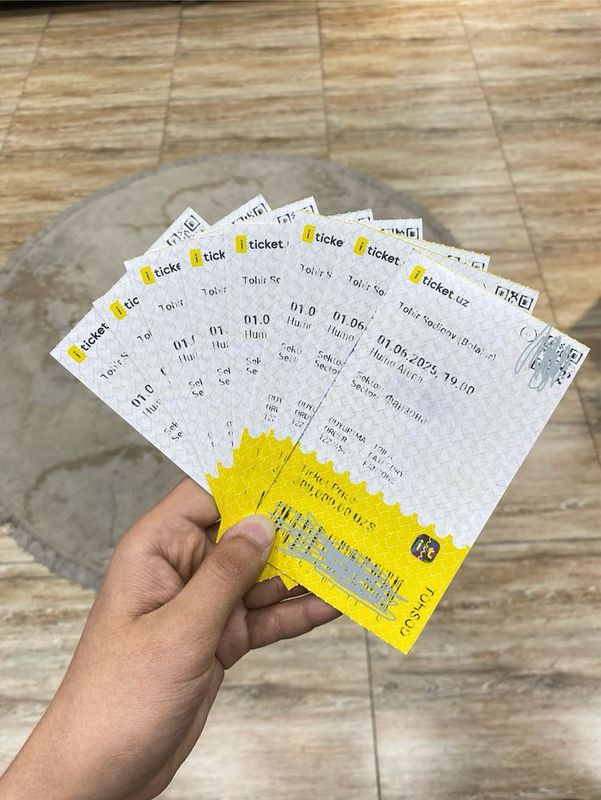 Tohir Sodiqov (Bolalar) konsertiga bilet bor Tohir Sodiqov (Bolalar) konsertiga bilet bor