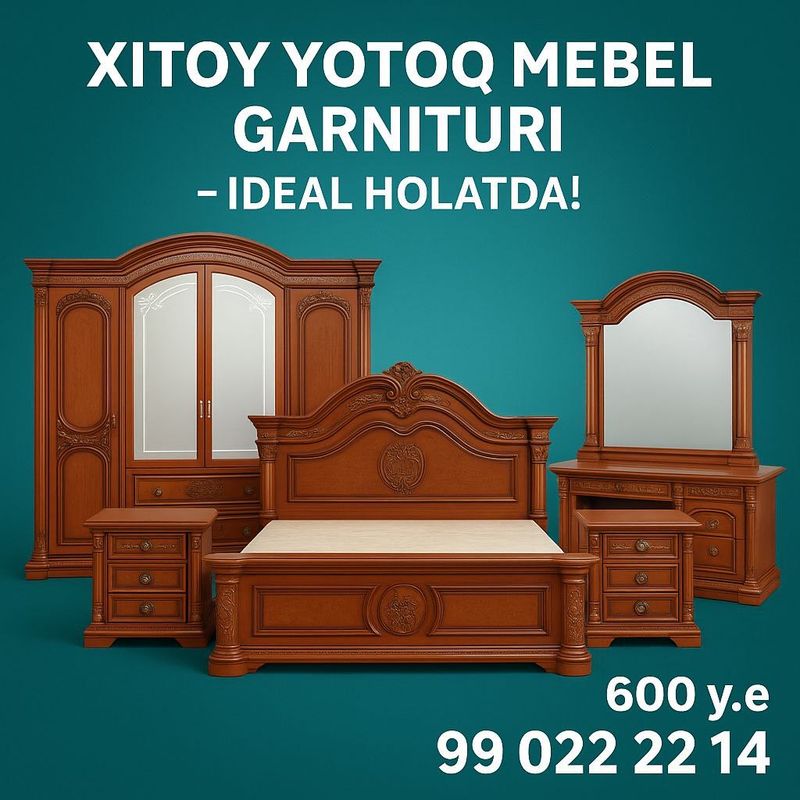1. Xitoy mebeli sotiladi! Holati ideal! Kelishamiz 1. Xitoy mebeli sotiladi! Holati ideal! Kelishamiz
