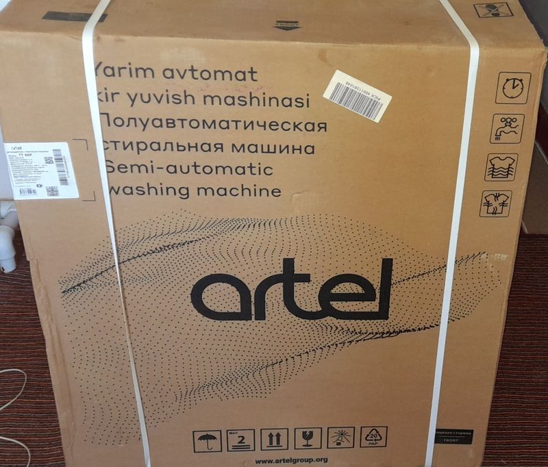 Artel 8kg yangi yarim avtomat kir yuvish mashinasi TT80P kafolati bil