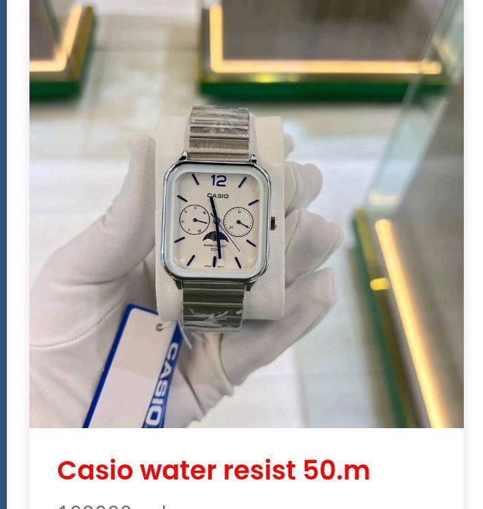 Casio qol soati erkaklar va ayollar uchun