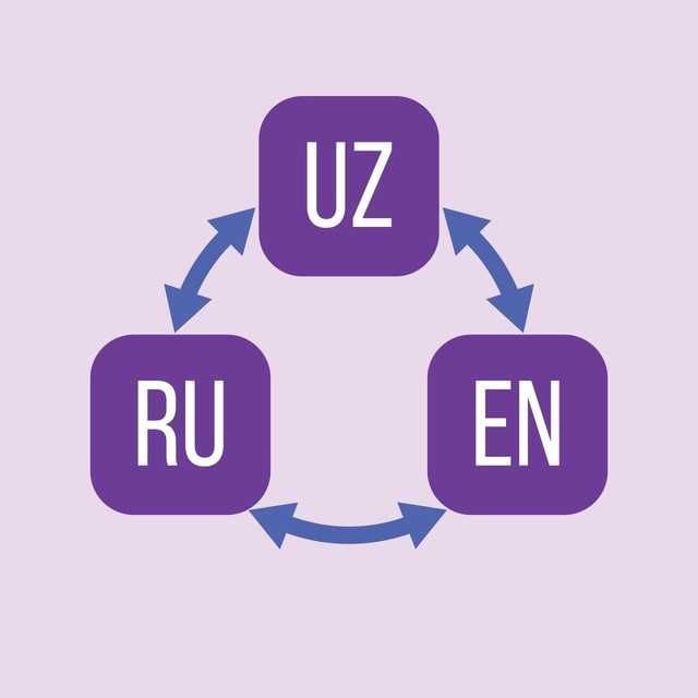 Таржимон хизмати, Переводчик, Rus-Uzb-Eng