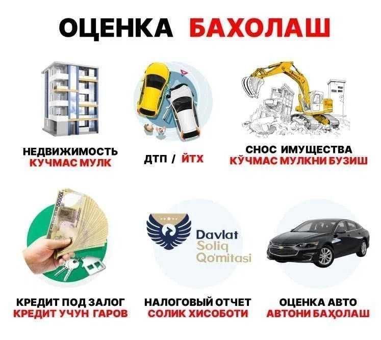оценка бахолаш хизмати Узбекистон, бизнес план оценка бахолаш хизмати Узбекистон, бизнес план