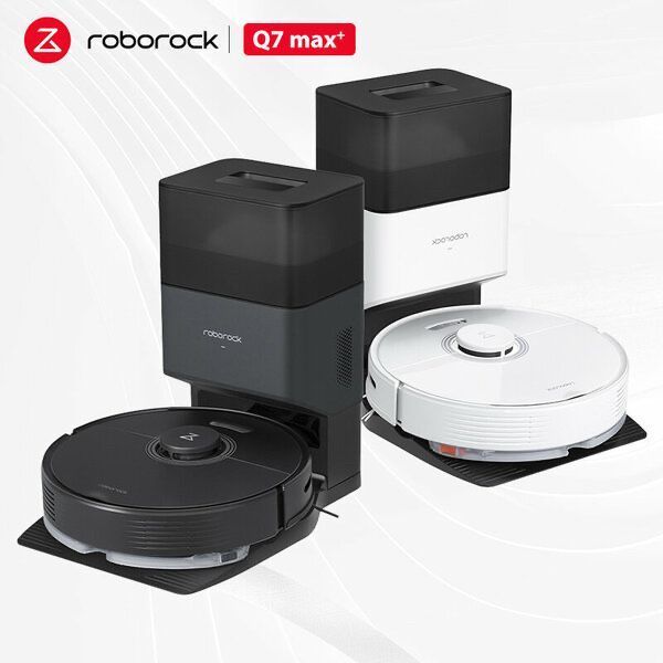 Робот-пылесос Roborock Q7 Max Plus, с функцией влажной уборки Робот-пылесос Roborock Q7 Max Plus, с функцией влажной уборки