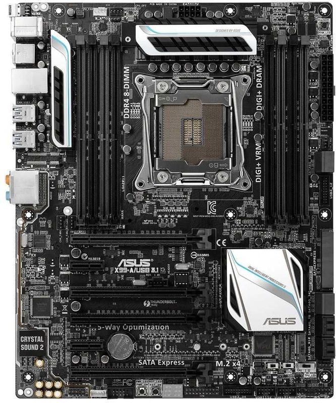 ASUS X99-A USB 3.1 LGA2011-v3 + Core i7-5820K ASUS X99-A USB 3.1 LGA2011-v3 + Core i7-5820K