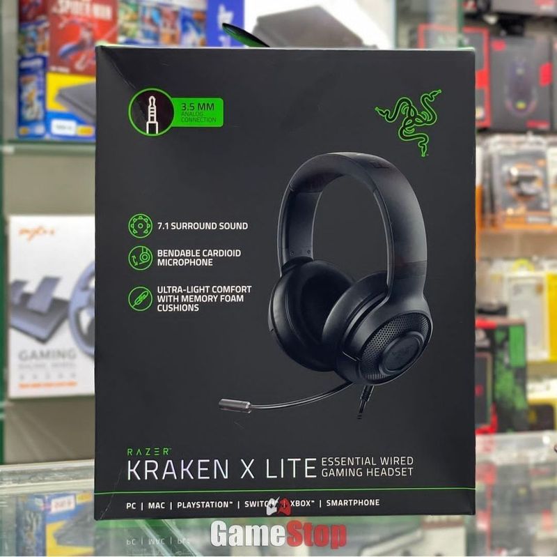 СКИДКА! RAZER KRAKEN X Lite Проводные Наушники/Гарнитура