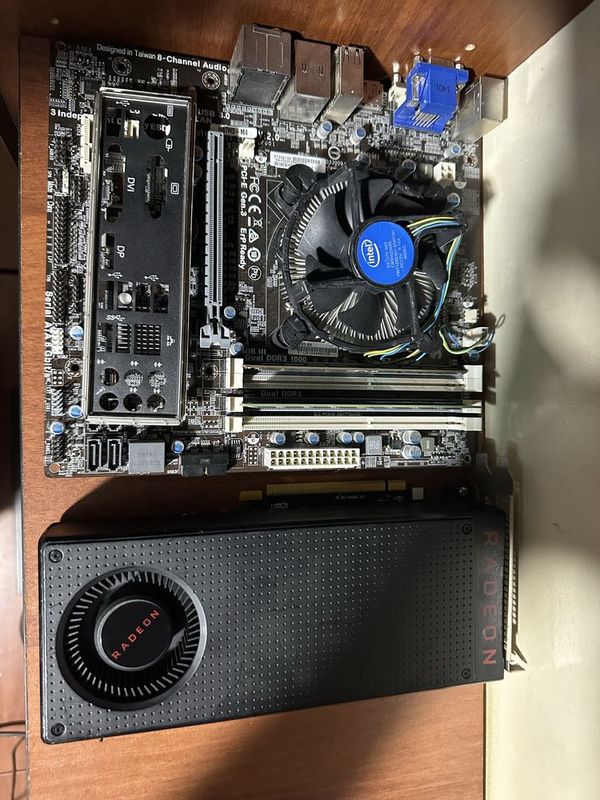 Elite Group H87/i5 4590/rx580 4gb/2x8gb 16gb/256gb