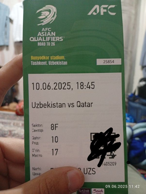 Bilet uzb Qatar oyiniga Bilet uzb Qatar oyiniga