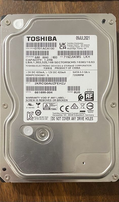 Toshiba Hdd 1tb. Toshiba Hdd 1tb.