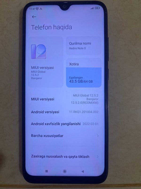 Redmi note 8. .