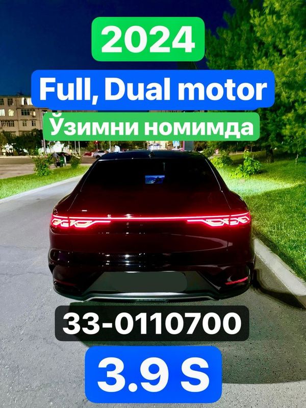 BYD HAN Dual motor 2024 yil. 517 ot kuchi. Full. Batafsil telda BYD HAN Dual motor 2024 yil. 517 ot kuchi. Full. Batafsil telda