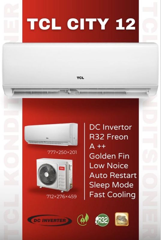 Кондиционер TCL 12 Inverter со склада оптом Кондиционер TCL 12 Inverter со склада оптом