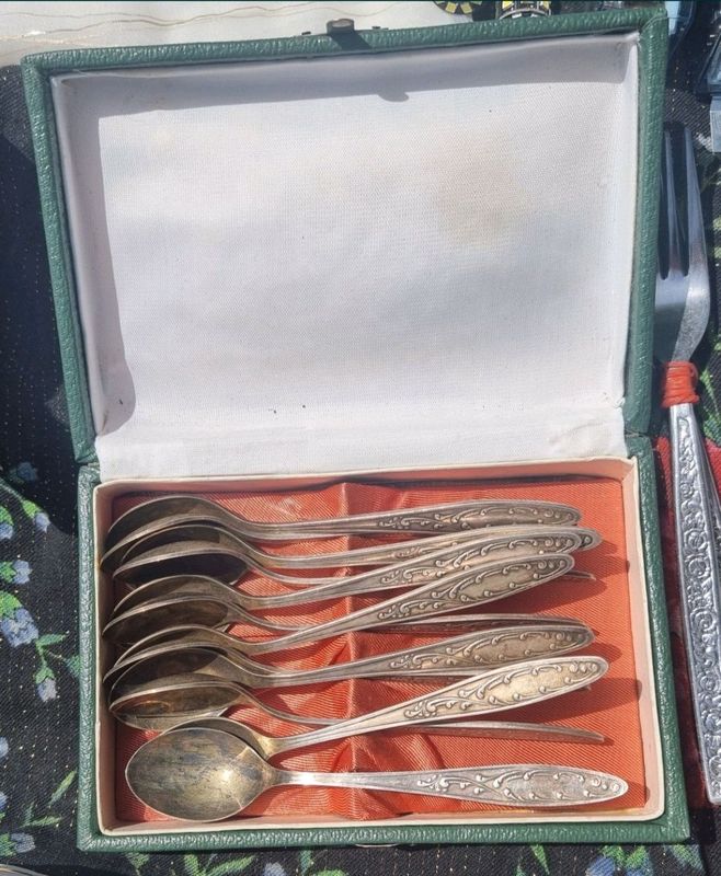 Мельхиоровые чайные ложки Мельхиоровые чайные ложки