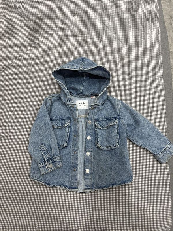 Джинсовая куртка zara для мальчика 2-3 Джинсовая куртка zara для мальчика 2-3