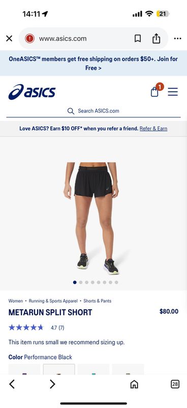 ASICS women shorts ASICS women shorts