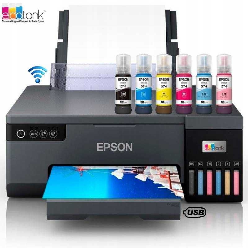 Принтер струйный Epson EcoTank L8050 A4, цветной