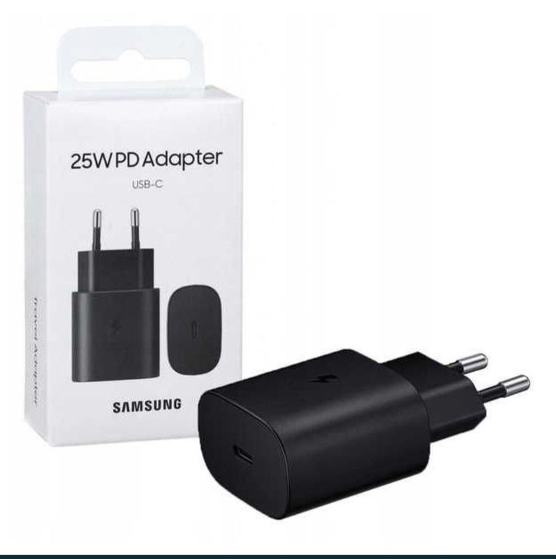 Адаптер samsung 25W новый , цвет череый