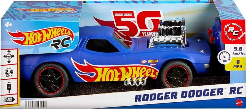 Hot Wheels радиоуправляемый автомобиль Rodger Dodger Оригинал Hot Wheels радиоуправляемый автомобиль Rodger Dodger Оригинал