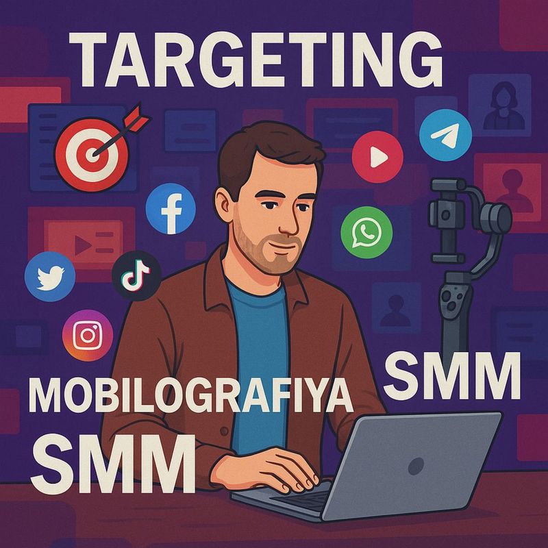 Mobilograf, Pro Target, SMM, Shaxsiy brend Mobilograf, Pro Target, SMM, Shaxsiy brend