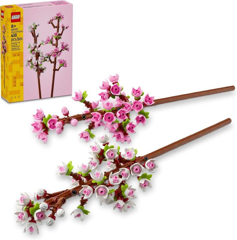 Конструктор LEGO Cherry Blossom цветок сакуры для украшения дома 40725 Конструктор LEGO Cherry Blossom цветок сакуры для украшения дома 40725