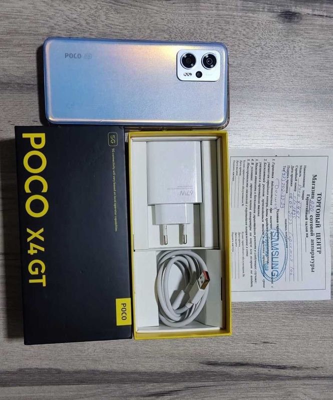 POCO X4 GT 5G. 8+5X256 GB. 100 %. FULL Комплект.