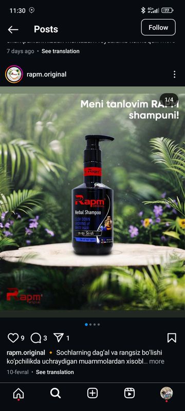 Rapm shampuni