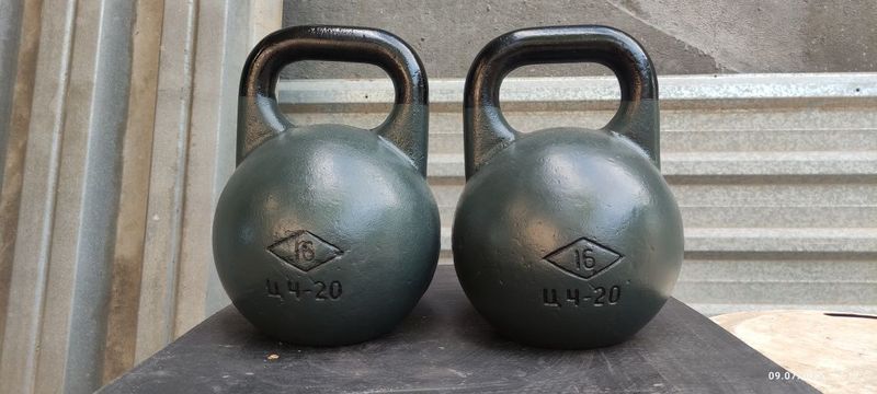 Гиря советская Б.У. 8-16-24кг Гиря советская Б.У. 8-16-24кг