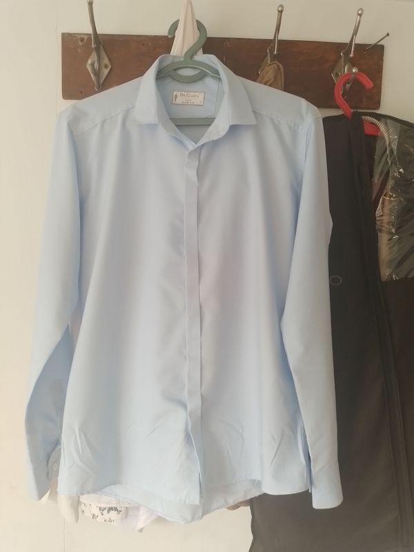 Erkaklar ko'ylagi, klassik, Slim Fit, uzun yengli