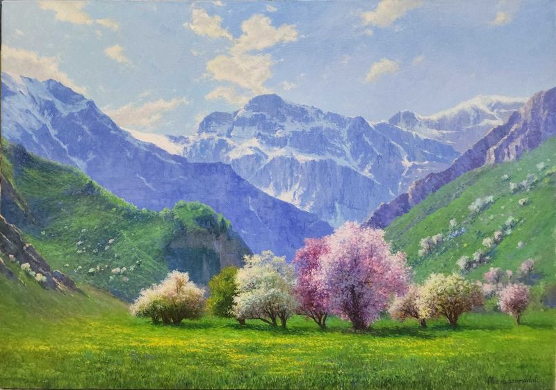 kartina sotilada. urungach manzarasi kartina sotilada. urungach manzarasi