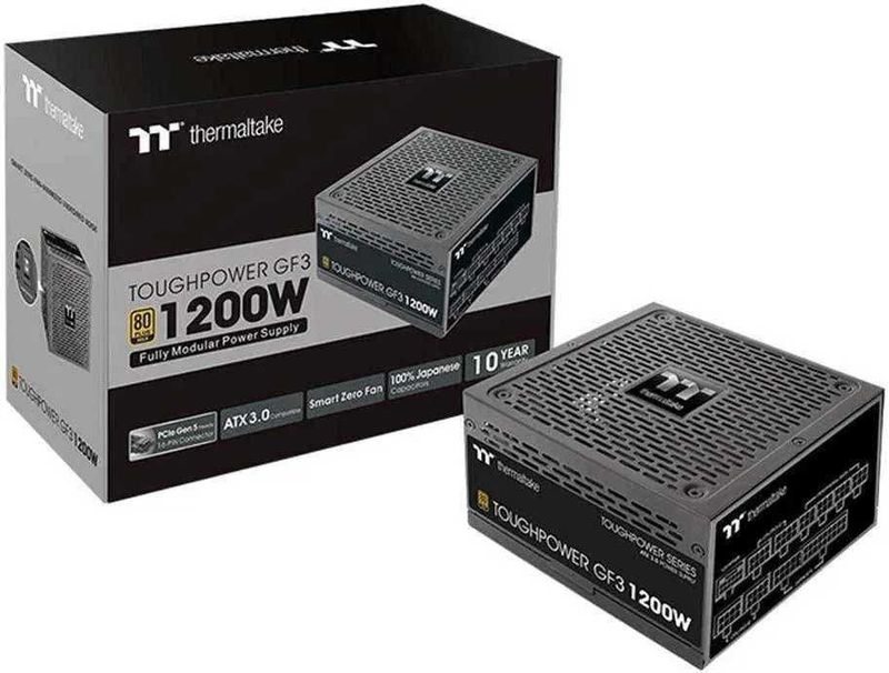 (Новый)Блок питания Thermaltake Toughpower GF3 1200W Gold Modular (Новый)Блок питания Thermaltake Toughpower GF3 1200W Gold Modular