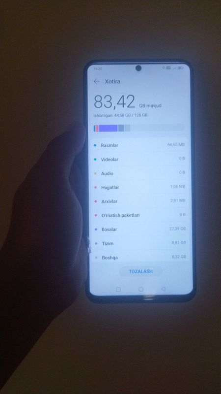 HONOR X8 a, Xotirasi 128 GB HONOR X8 a, Xotirasi 128 GB