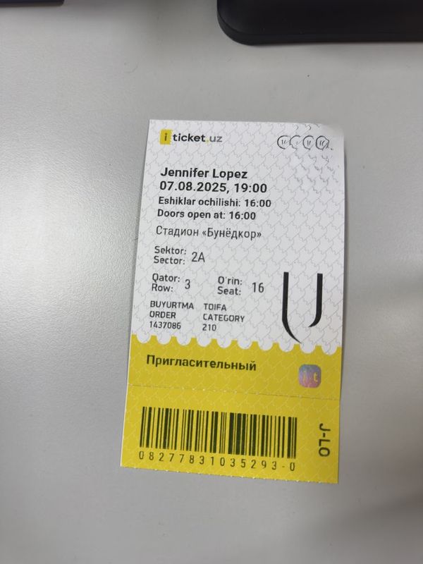 Jennifer Lopez konsertiga bilet sotiladi Jennifer Lopez konsertiga bilet sotiladi
