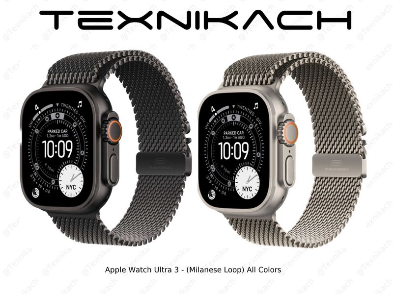 Новый • Apple Watch Ultra 3 - Natural (Milanese Loop) • Доставка